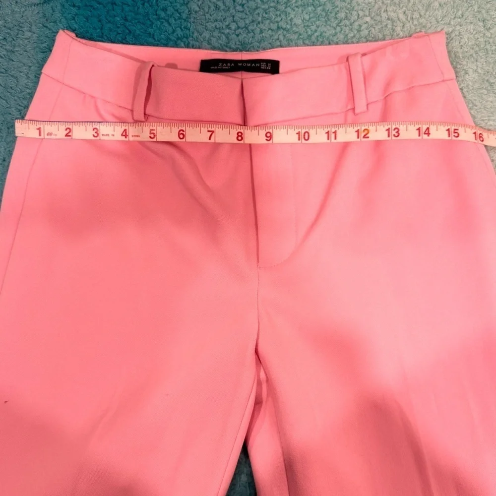 🔥ZARA Pink Women's wide leg Pants🔥